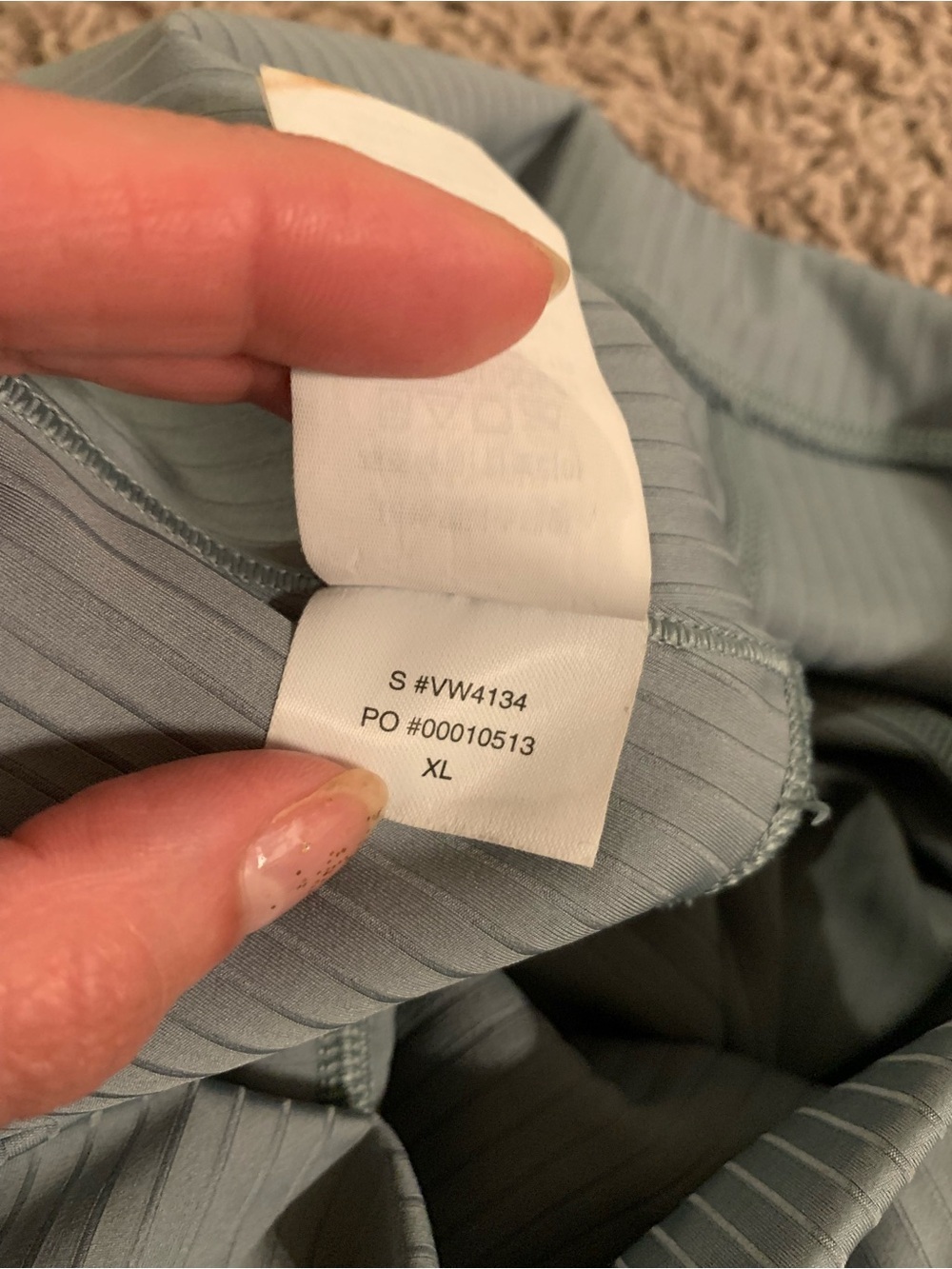 Vuori Inversion Ribbed Leggings Mist - Picture 13 of 14
